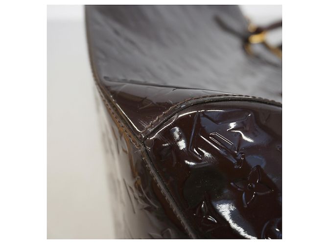Borsa Louis Vuitton Vernis Sherwood GM in Amarante Bordò - vista 6