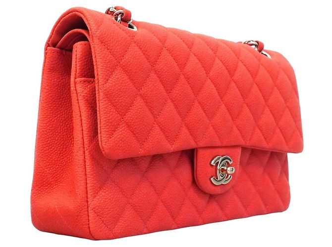 Borsa a tracolla Chanel Matelassé Rosso - vista 2