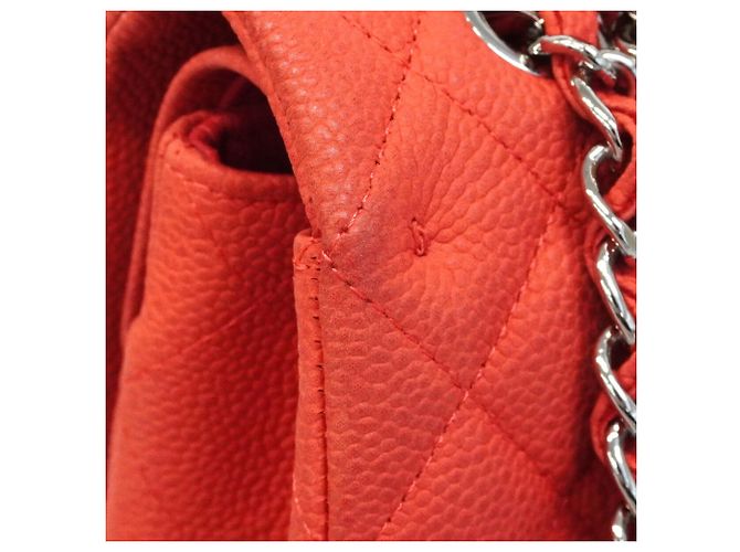 Borsa a tracolla Chanel Matelassé Rosso - vista 7