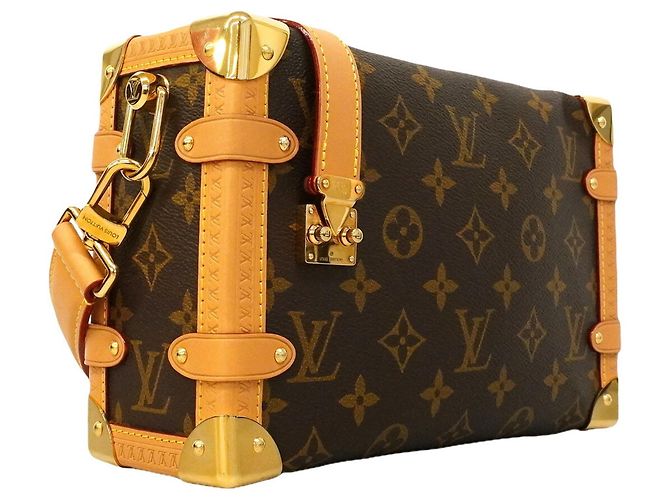 Borsa Louis Vuitton Monogram Trunk MM Marrone - vista 2