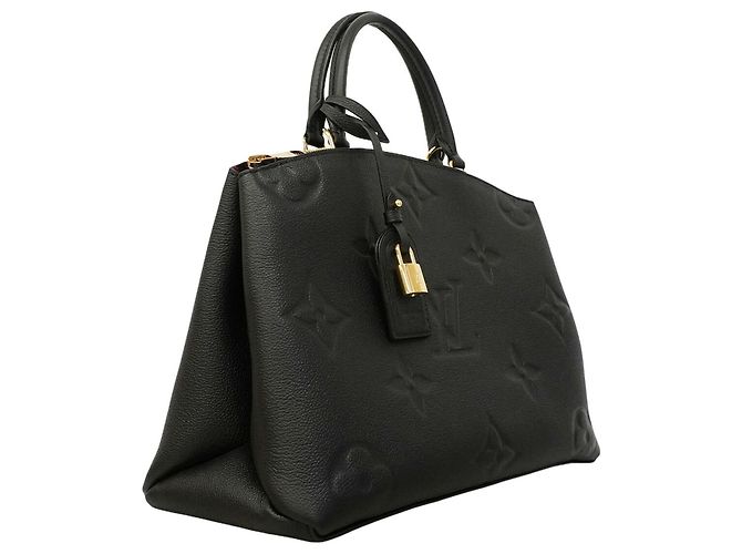 Borsa Louis Vuitton Monogram Empreinte Grand Palais MM Nero - vista 2