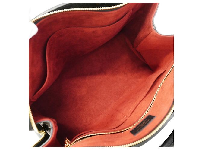 Borsa Louis Vuitton Monogram Empreinte Grand Palais MM Nero - vista 4