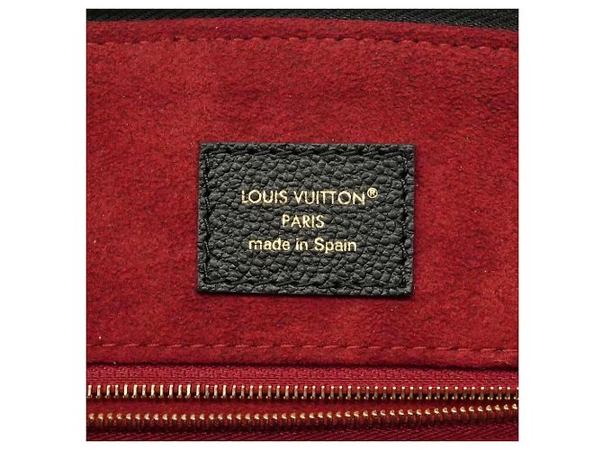 Borsa Louis Vuitton Monogram Empreinte Grand Palais MM Nero - vista 5