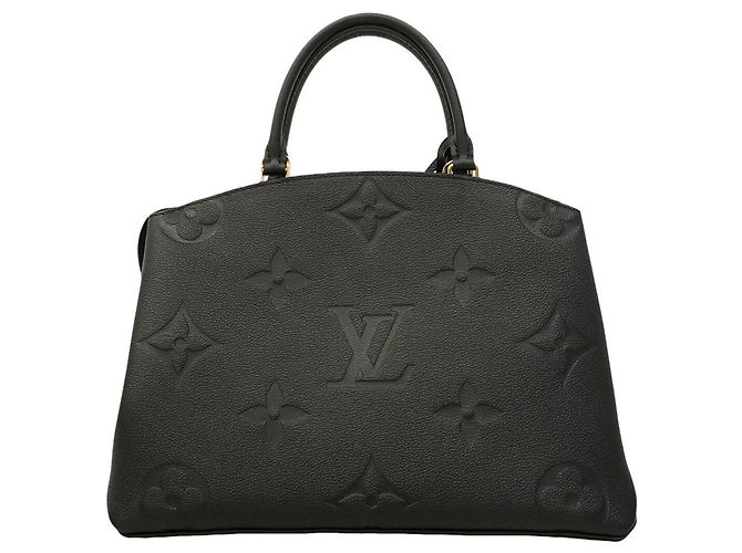 Borsa Louis Vuitton Monogram Empreinte Grand Palais MM Nero - vista 8