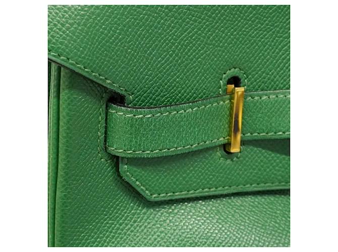 Hermès Borsa Hermes Birkin 35 Verde - vista 13