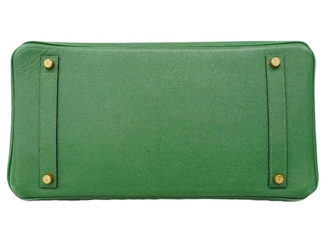 Hermès Borsa Hermes Birkin 35 Verde - vista 3