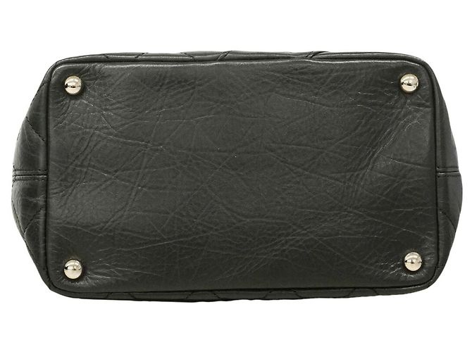 Borsa Tote Chanel Cambon in pelle di vitello Nero - vista 3