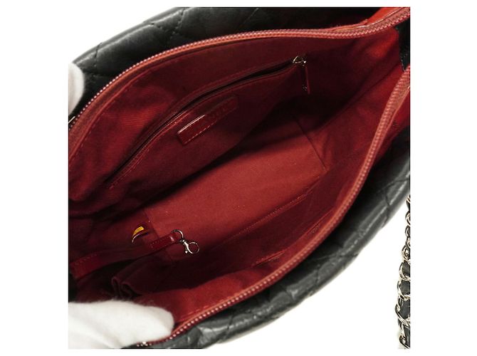 Borsa Tote Chanel Cambon in pelle di vitello Nero - vista 4