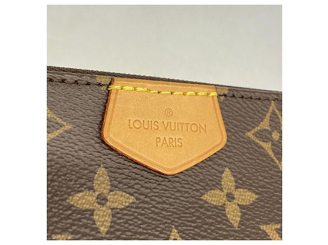Louis Vuitton Monogram Multipochette Accessoires Schultertasche Braun - Ansicht 8