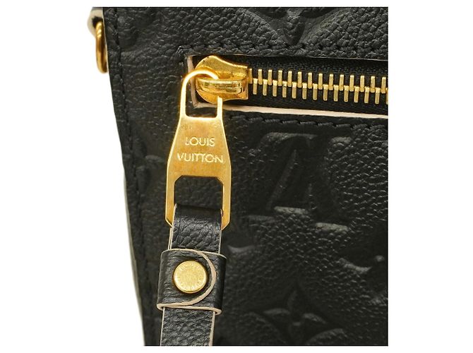 Borsa Louis Vuitton Monogram Empreinte Pochette Metis MM Nero - vista 11