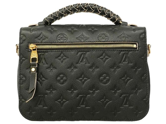 Borsa Louis Vuitton Monogram Empreinte Pochette Metis MM Nero - vista 13