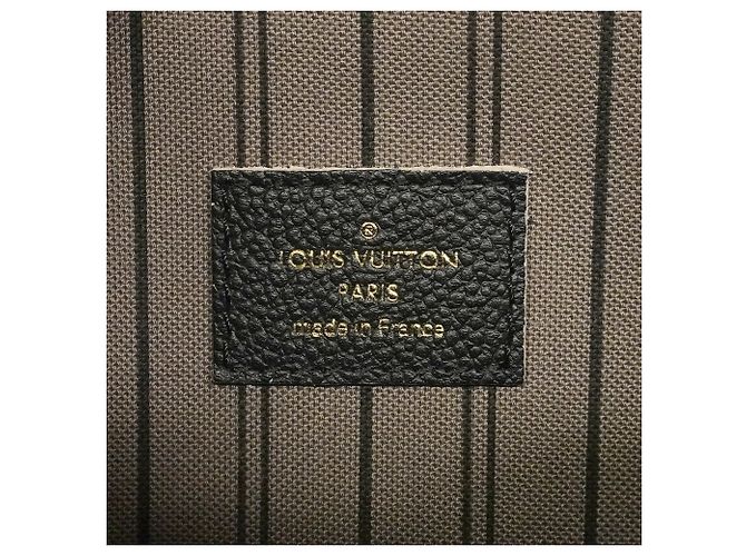 Borsa Louis Vuitton Monogram Empreinte Pochette Metis MM Nero - vista 5