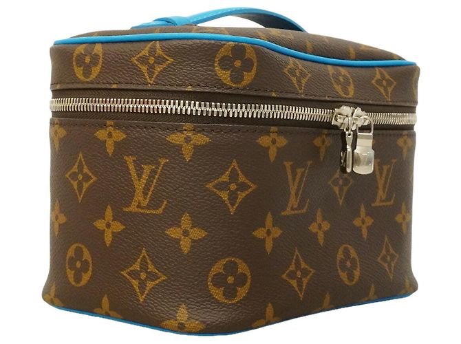 Borsa beauty Louis Vuitton Monogram Nice Mini Blu - vista 2