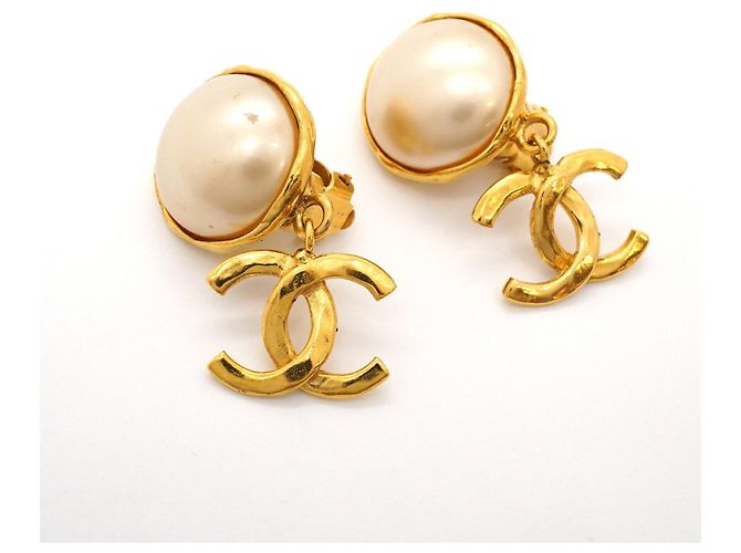 Orecchini a clip placcati oro Chanel D'oro - vista 2
