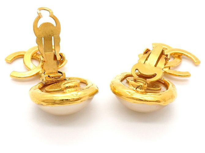 Orecchini a clip placcati oro Chanel D'oro - vista 3