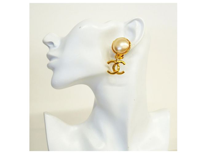 Orecchini a clip placcati oro Chanel D'oro - vista 5