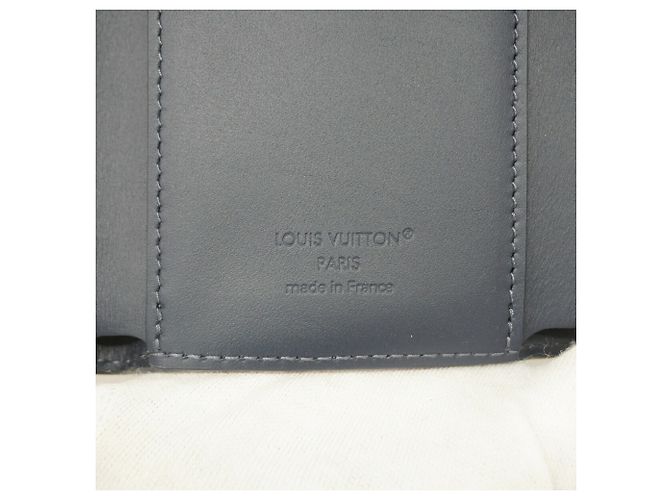 Louis Vuitton Tri-fold Wallet Navy blue - view 4