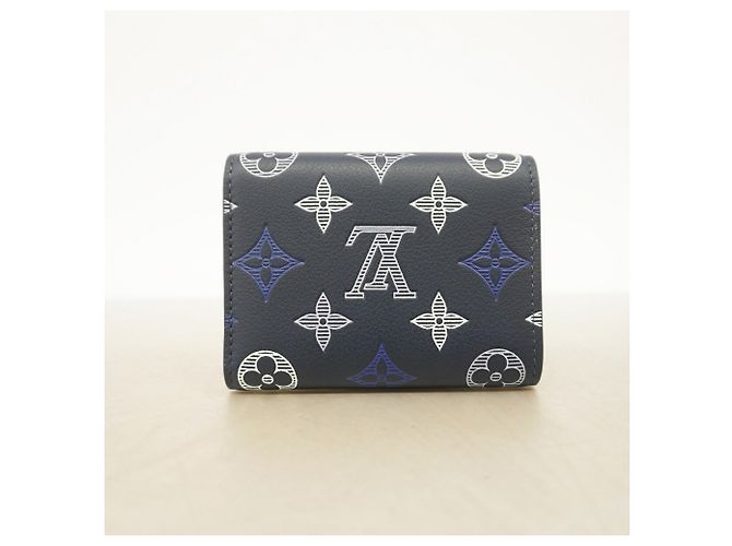 Louis Vuitton Tri-fold Wallet Navy blue - view 6
