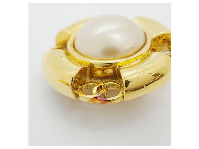 Orecchini a clip Chanel placcati oro D'oro - vista 7