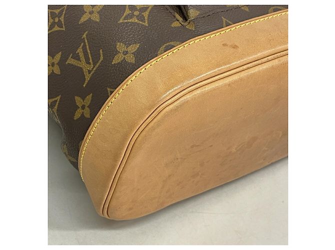 Zaino Louis Vuitton Monogram Montsouris GM Marrone - vista 6