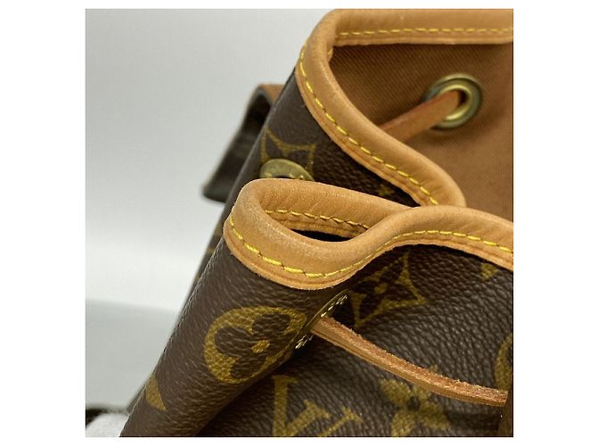Zaino Louis Vuitton Monogram Montsouris GM Marrone - vista 7