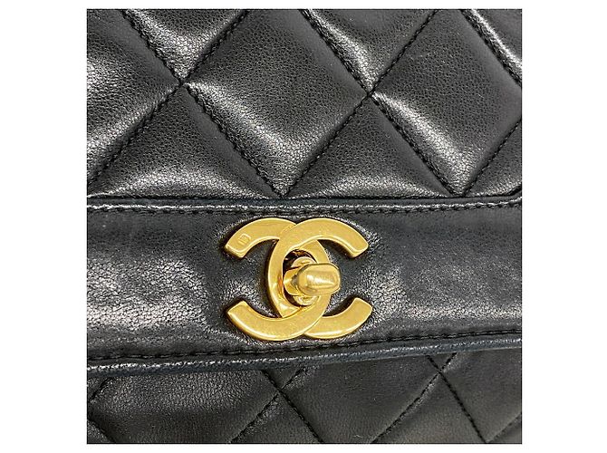 Borsa a Tracolla Chanel Diana con Catena Nero - vista 10