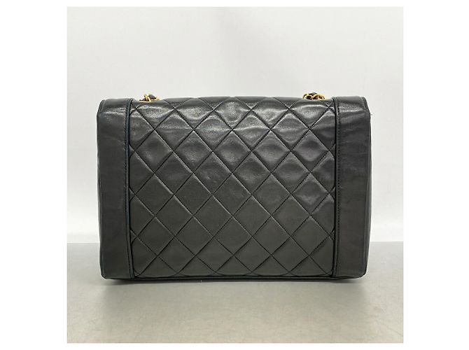 Borsa a Tracolla Chanel Diana con Catena Nero - vista 11