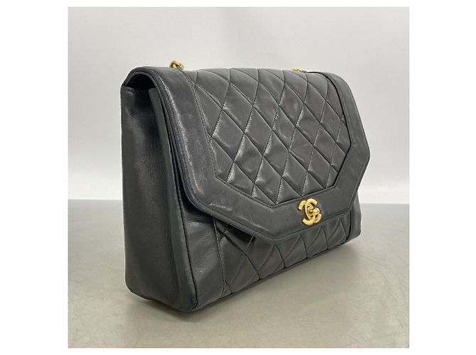 Borsa a Tracolla Chanel Diana con Catena Nero - vista 2