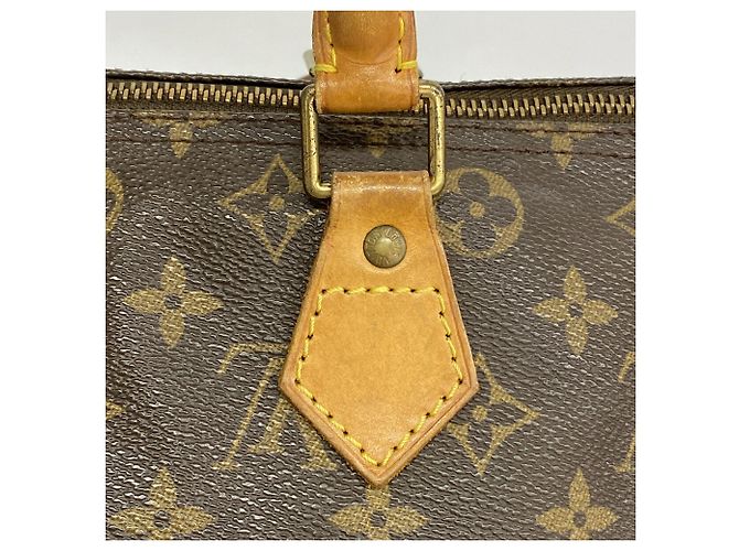 Borsa Louis Vuitton Monogram Speedy 30 Marrone - vista 10