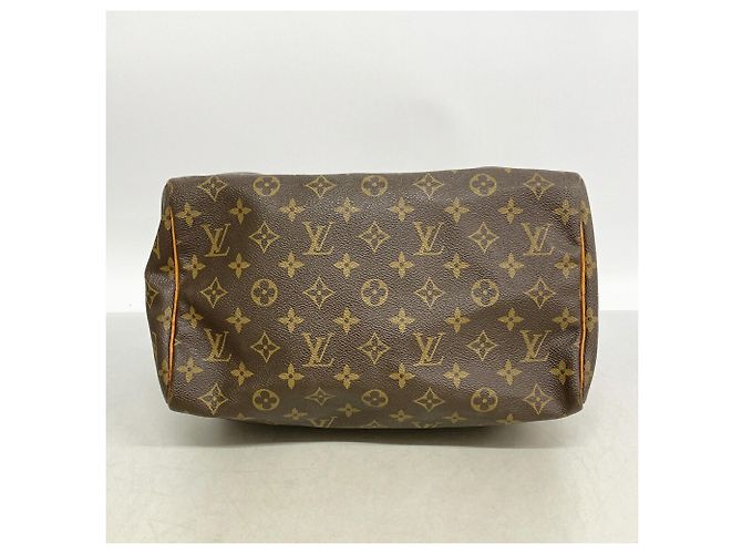 Borsa Louis Vuitton Monogram Speedy 30 Marrone - vista 3