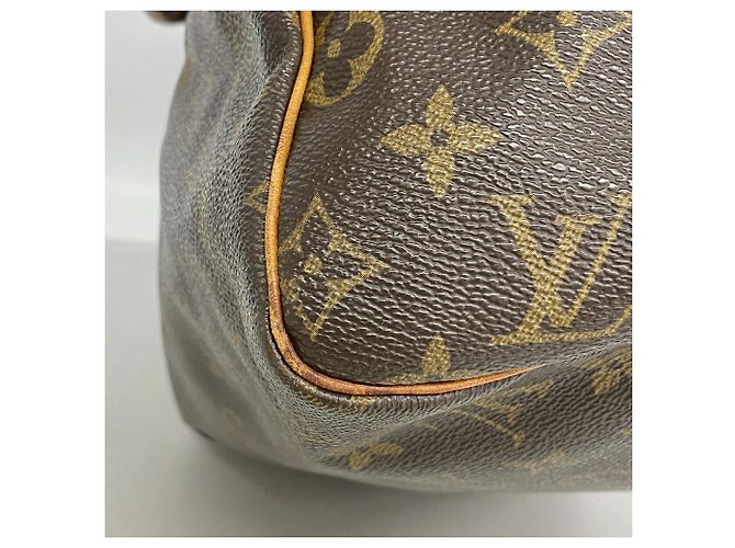 Borsa Louis Vuitton Monogram Speedy 30 Marrone - vista 6