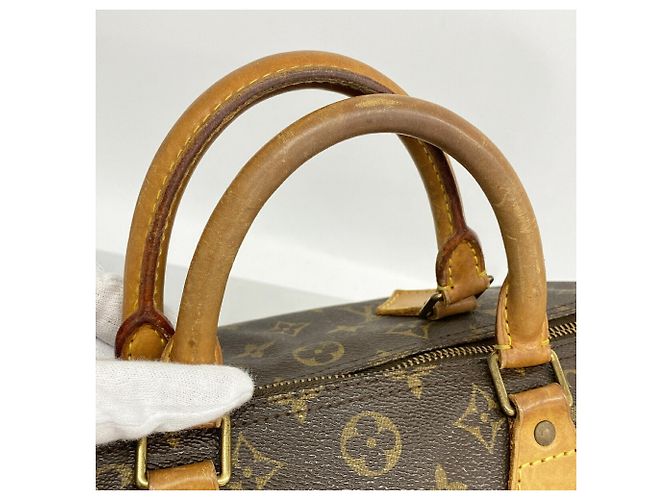 Borsa Louis Vuitton Monogram Speedy 30 Marrone - vista 8