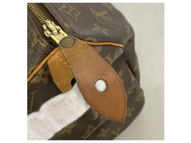 Borsa Louis Vuitton Monogram Speedy 30 Marrone - vista 9