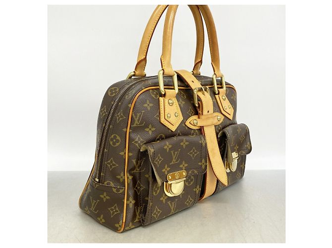 Borsa Louis Vuitton Monogram Manhattan GM Marrone - vista 2