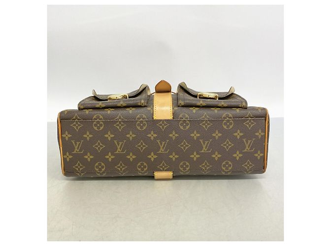 Borsa Louis Vuitton Monogram Manhattan GM Marrone - vista 3