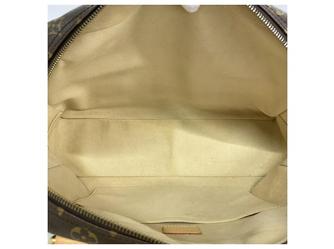 Borsa Louis Vuitton Monogram Manhattan GM Marrone - vista 4