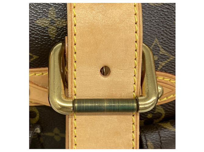 Borsa Louis Vuitton Monogram Manhattan GM Marrone - vista 9
