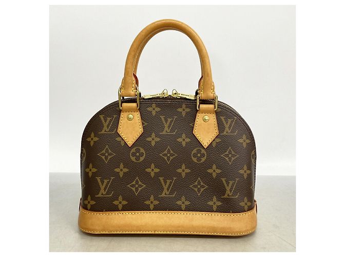 Borsa a mano Louis Vuitton Alma BB Monogram Marrone - vista 10