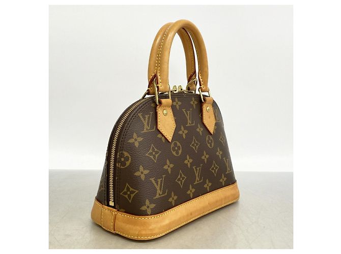 Borsa a mano Louis Vuitton Alma BB Monogram Marrone - vista 2