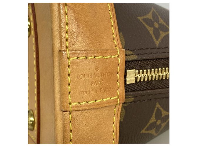 Borsa a mano Louis Vuitton Alma BB Monogram Marrone - vista 5