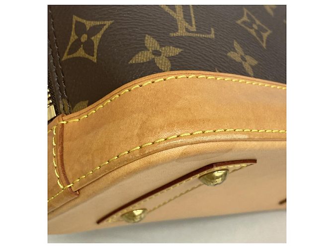 Borsa a mano Louis Vuitton Alma BB Monogram Marrone - vista 6
