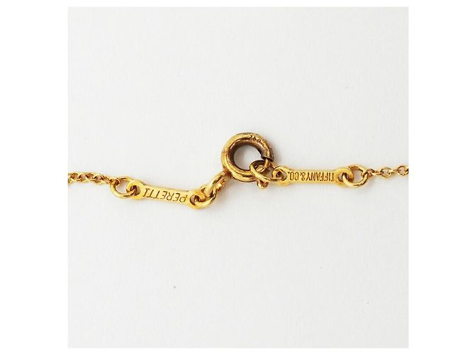 Collana Cuore Tiffany & Co. in Oro Giallo 18K con Cristallo - vista 4