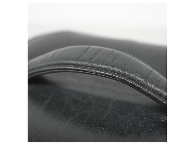 Borsa Vanity Chanel in pelle d'agnello nera Nero - vista 9