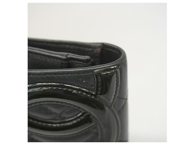 Cartera Chanel Cambon de piel de cordero Negro - vista 7