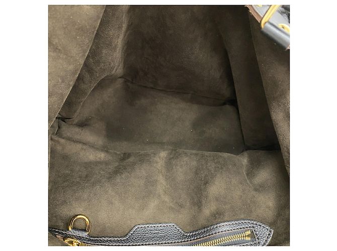 Borsa Tote Louis Vuitton Mahina Nero - vista 4