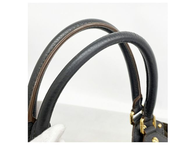 Borsa Tote Louis Vuitton Mahina Nero - vista 7