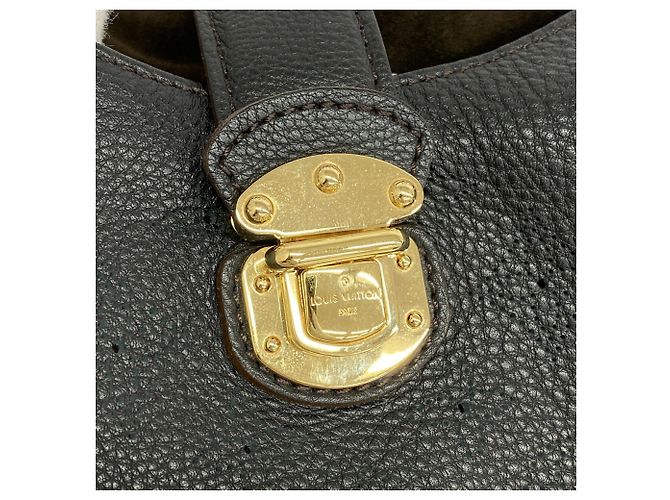 Borsa Tote Louis Vuitton Mahina Nero - vista 8