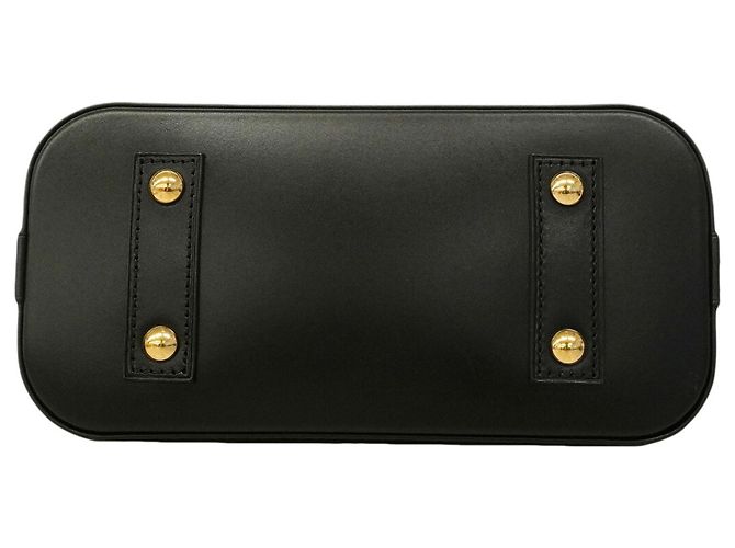 Louis Vuitton Alma BB Monogram Dune Handtasche Schwarz Weiß - Ansicht 3