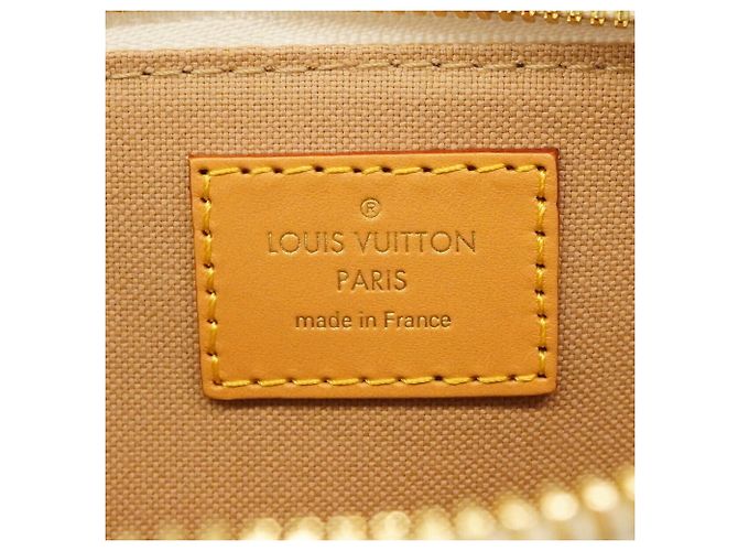 Louis Vuitton Alma BB Monogram Dune Handtasche Schwarz Weiß - Ansicht 5
