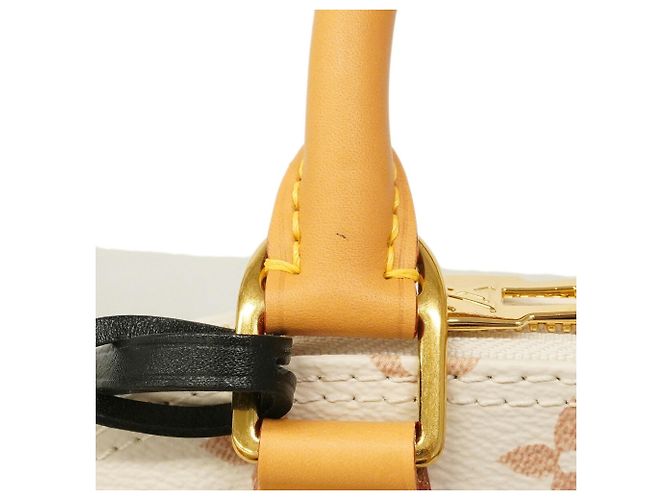 Louis Vuitton Alma BB Monogram Dune Handtasche Schwarz Weiß - Ansicht 7